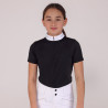 Camicia da concorso Optima LX giovane cavaliere Shires Aubrion - Nero