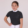 Camicia da concorso Optima Qx giovane cavaliere Shires Aubrion - Nero