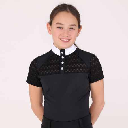 Camicia da concorso Optima Vx giovane cavaliere Shires Aubrion