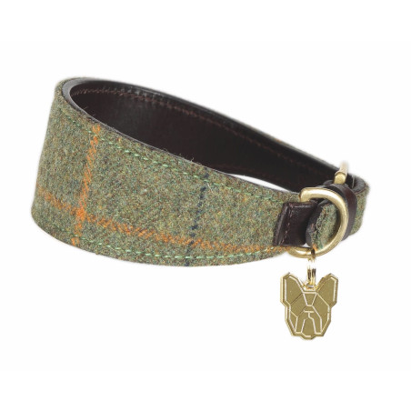 Collare in tweed per levriero Shires Digby & Fox