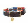 Collare per cane Drover Polo Shires Digby & Fox - Turchese / rosso / arancione / blu