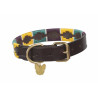Collare per cane Drover Polo Shires Digby & Fox - Giallo / verde scuro / viola