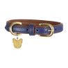 Collare per cane in pelle trapuntata Shires Digby & Fox - Marina