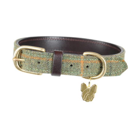Collare per cane in tweed Shires Digby & Fox
