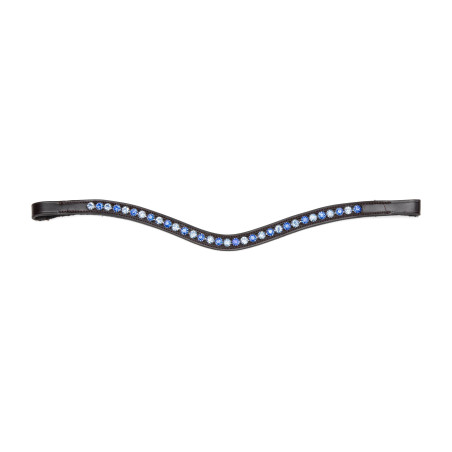 Fronte con strass blu Shires Velociti Gara