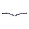 Fronte con strass blu Shires Velociti Gara - Nero