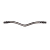 Fronte in strass iridescenti Shires Velociti Gara - Marrone