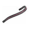 Fronte grande con strass Shires Velociti Gara - Nero / rosa