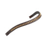 Fronte grande con strass Shires Velociti Gara - Marrone / oro