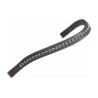 Fronte grande con strass Shires Velociti Gara - Marrone / verde