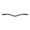 Fronziera nera con strass Shires Velociti Gara - Marrone