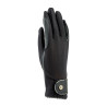Guanti da equitazione Aero FlexFit bambino Shires Aubrion - Nero