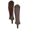 Mini-chaps sintetici da adulto Shires Moretta - Marrone