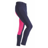 Jodhpurs bicolore da donna Shires Wessex - Blu marino / rosa