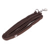 Guinzaglio in fettuccia imbottita Shires Digby & Fox - Marrone