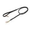 Guinzaglio per cane in pelle imbottita Shires Digby & Fox - Nero
