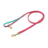 Guinzaglio per cane in pelle imbottita Shires Digby & Fox - Rosa
