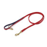 Guinzaglio per cane in pelle imbottita Shires Digby & Fox - Scarlatto