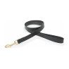 Guinzaglio in pelle piatta per cani Shires Digby & Fox - Nero