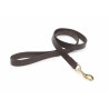 Guinzaglio in pelle piatta per cani Shires Digby & Fox - Marrone