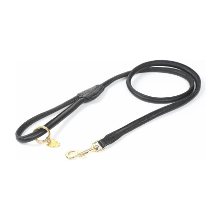 Guinzaglio per cane in pelle rotonda Shires Digby & Fox