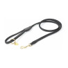 Guinzaglio per cane in pelle rotonda Shires Digby & Fox - Nero