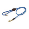 Guinzaglio per cane in pelle rotonda Shires Digby & Fox - Reale