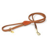 Guinzaglio per cane in pelle rotonda Shires Digby & Fox - Fulvo