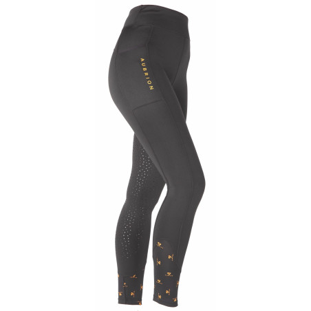 Leggings da equitazione invernali da ragazza Shires Aubrion