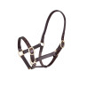Capezzina in cuoio regolabile Shires Velociti Gara - Marrone