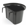 Mangiatoia portatile sospesa Shires Ezi-Kit - Nero
