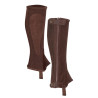 Mini-chaps in pelle scamosciata per bambini Shires Moretta - Marrone