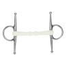 Filet a mandorla con cannone ricurvo EquiKind Softie Shires - Acciaio