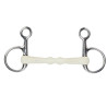 Filet Baucher con cannone curvo EquiKind Softie Shires - Acciaio
