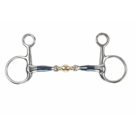Filet Baucher in acciaio dolce blu con pastiglia Shires