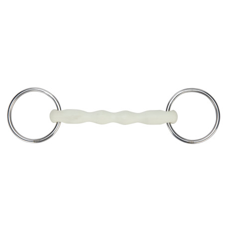 Filet ad anelli liberi con cannoni curvi EquiKind Softie Shires