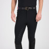 Pantaloni da equitazione Optima Mx-Fg uomo Shires Aubrion - Nero