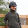 Pile mezzo-zip Core giovane cavaliere Shires Aubrion - Verde