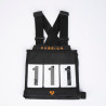 Set di pettorali per bambini Shires Aubrion - Nero