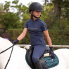 Sottostrato a maniche corte Equestrian giovane cavaliere Shires Aubrion - Mezzanotte