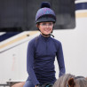 Sottostrato a maniche lunghe React giovane cavaliere Shires Aubrion - Mezzanotte