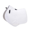 Sottosella da salto in cotone Deluxe Shires Arma - Bianco