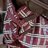 Copricollo All Weather impermeabile comfort Kentucky - Bordeaux a quadretti