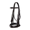 Briglia da dressage in cuoio Dressage Equestro - Marrone scuro