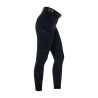 Pantalone slim fit donna vita alta Equestro Ridertechnology full grip - Nero