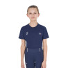 T-shirt unisex bambini slim fit Equestro X Fise - Blazer marine