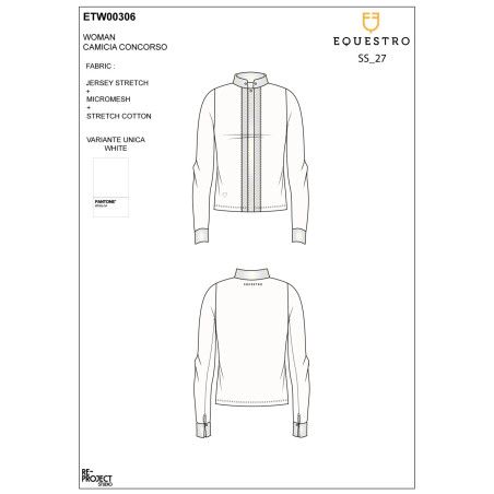 Polo donna concorso a camicia