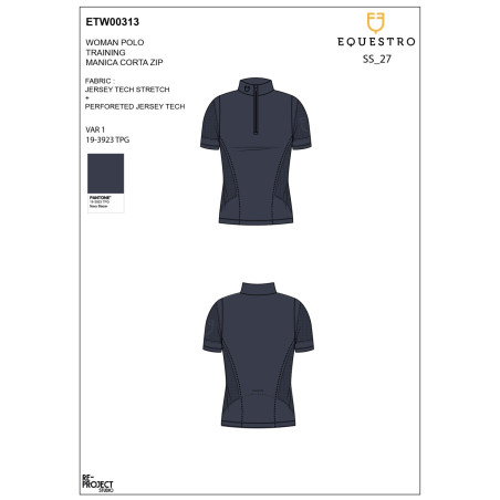 T-shirt donna da allenamento in tessuto tecnico con microfori