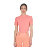 T-shirt donna da allenamento in tessuto tecnico con microfori - Fiore del deserto