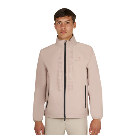 Softshell uomo logo sul dorso